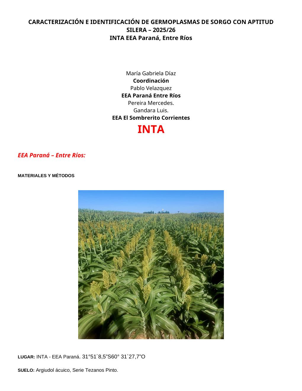 INTA Paraná – Aptitud silera - página 1